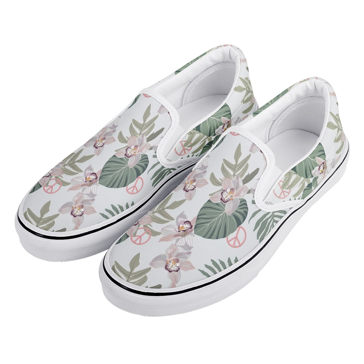 Bohemian Custom Vans Slip On Shoes