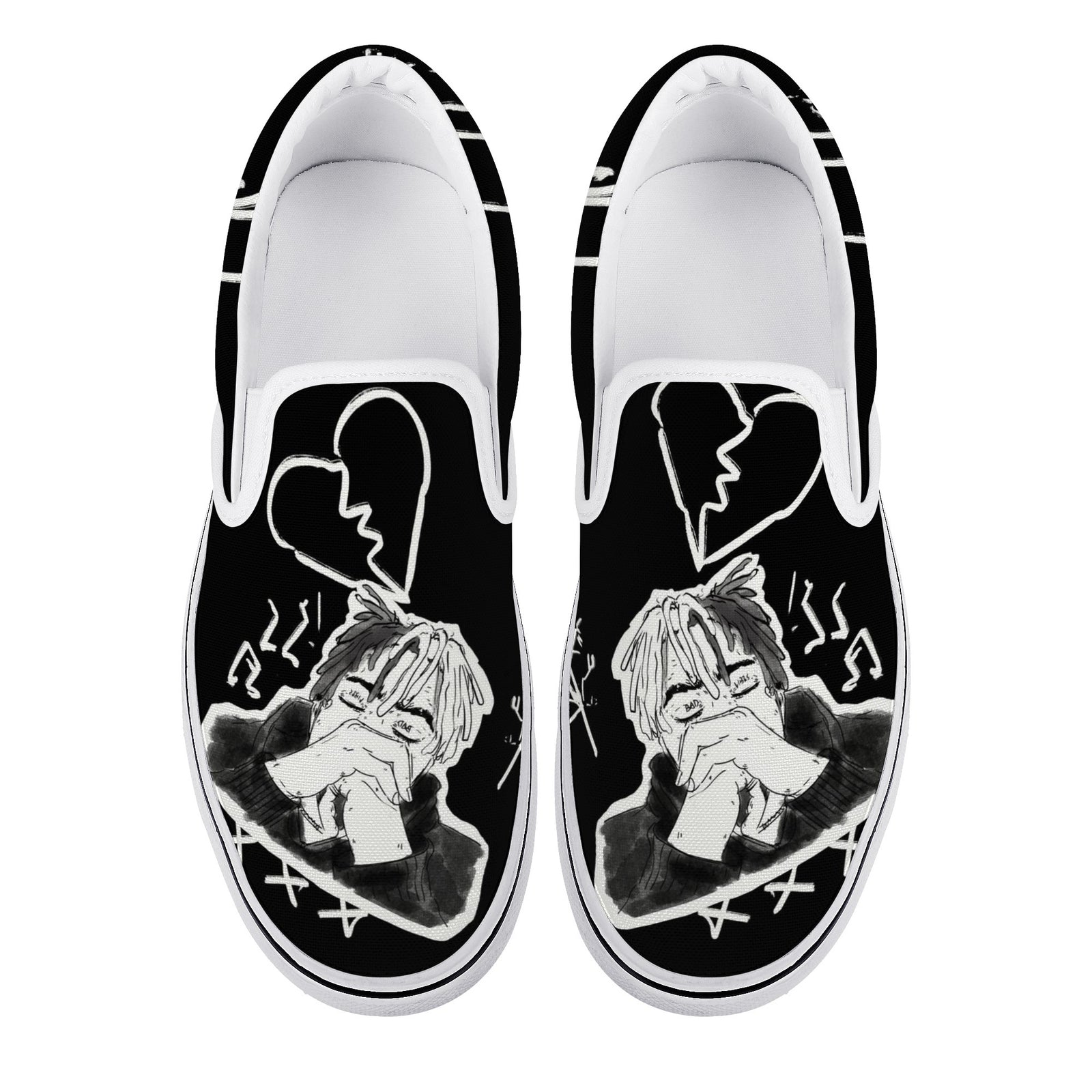 XXX Custom Vans Slip On Shoes
