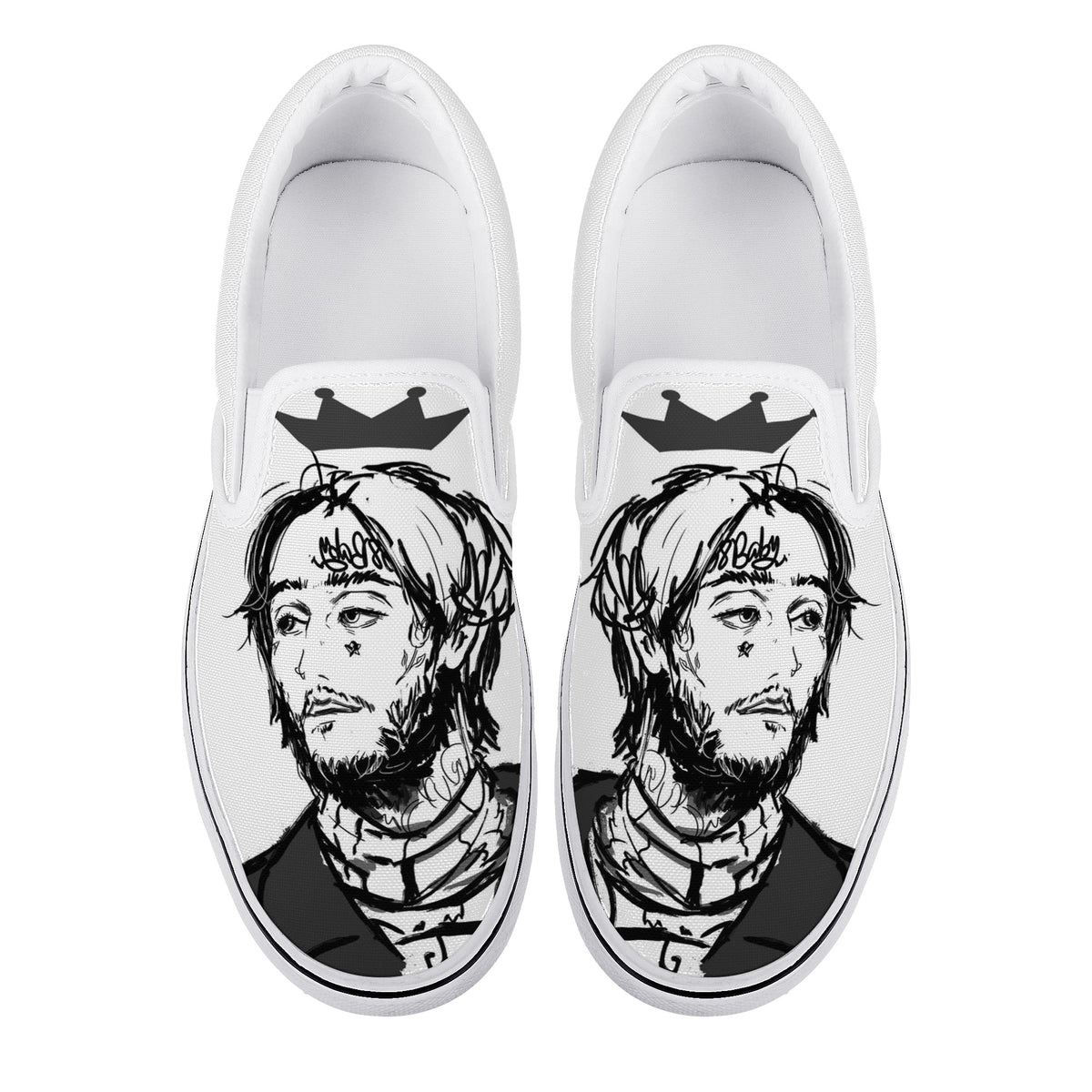 Lil Peep Custom Vans Slip On Shoes