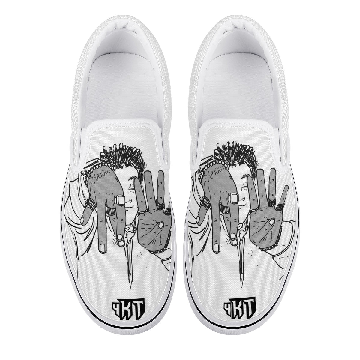 Youngboy Never Broke Again Custom Vans Slip On Shoes