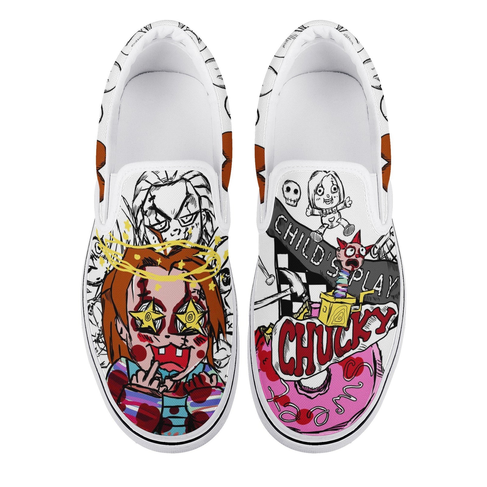 Chucky Custom Vans Slip On Shoes