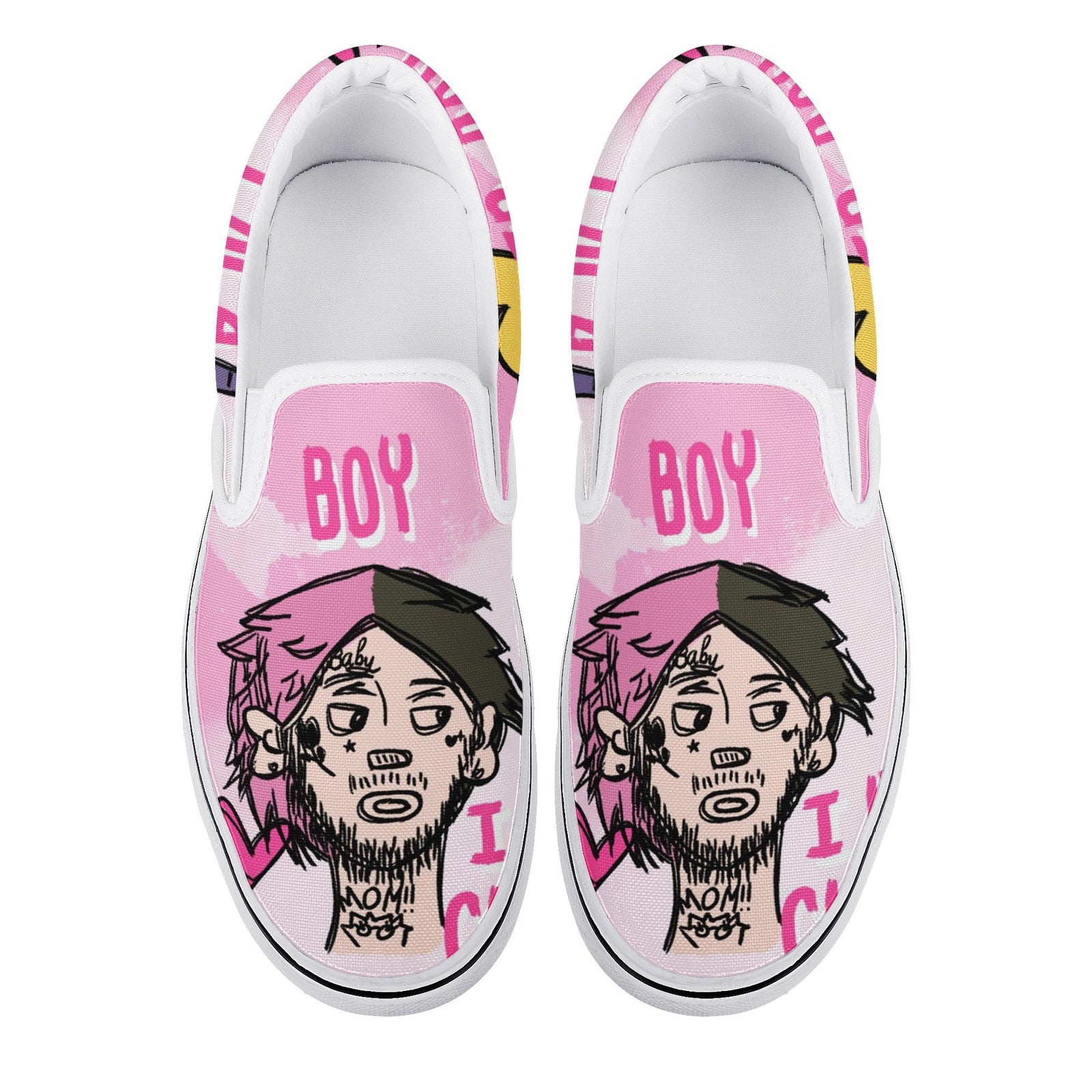 Lil Peep Custom Vans Slip On Shoes