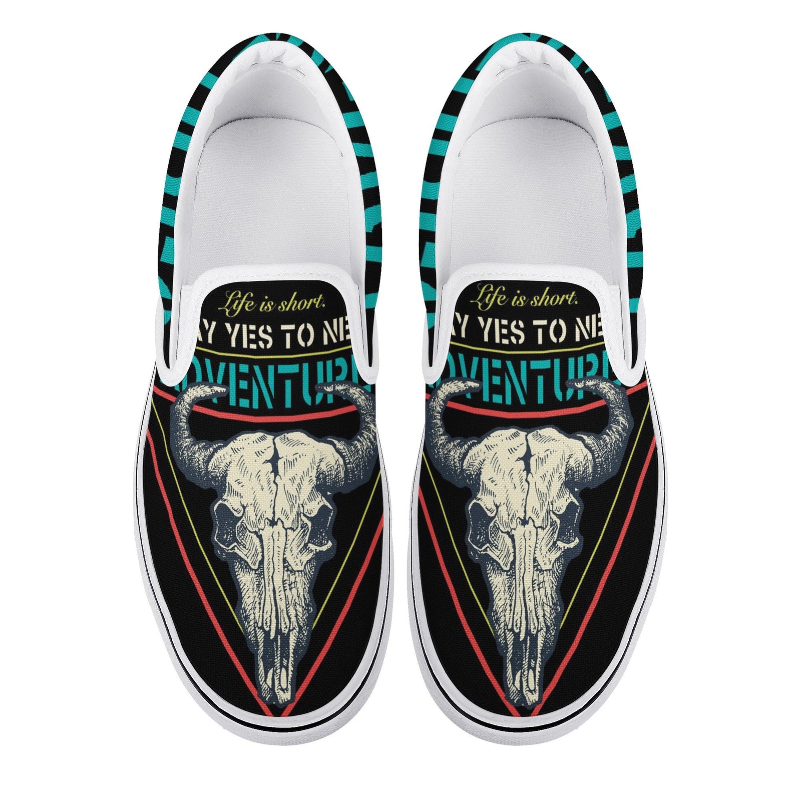 Goat Custom Vans Slip On Shoes