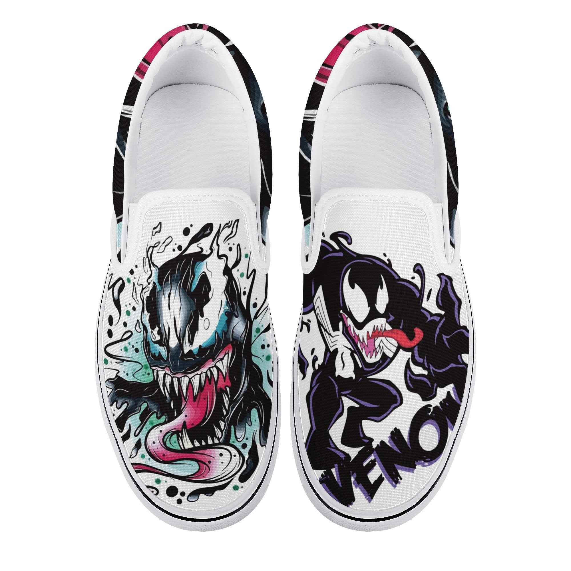 Venom Custom Vans Slip On Shoes