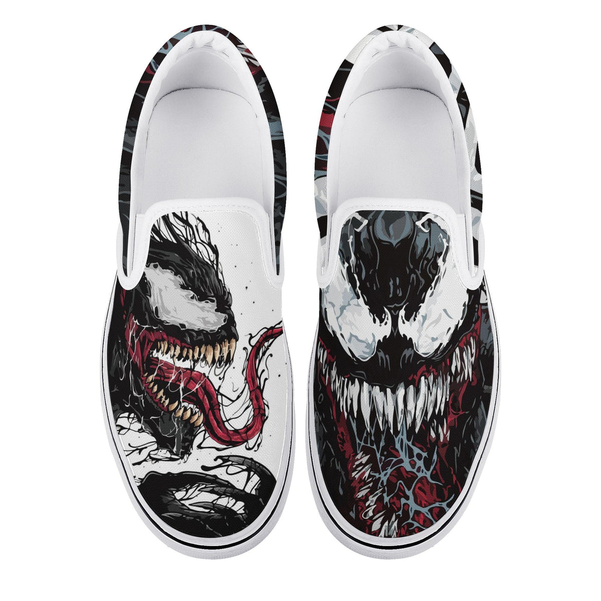Venom Custom Vans Slip On Shoes