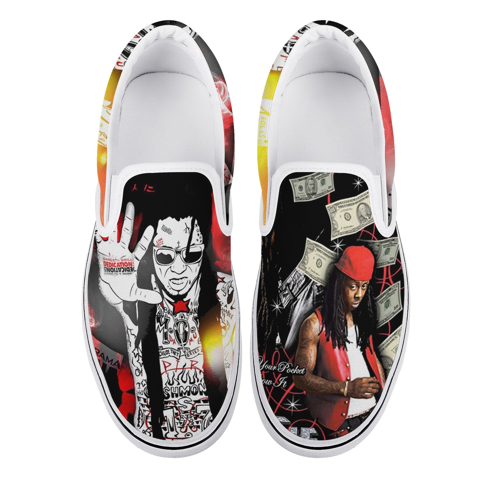 Lil Wayne Custom Vans Slip On Shoes