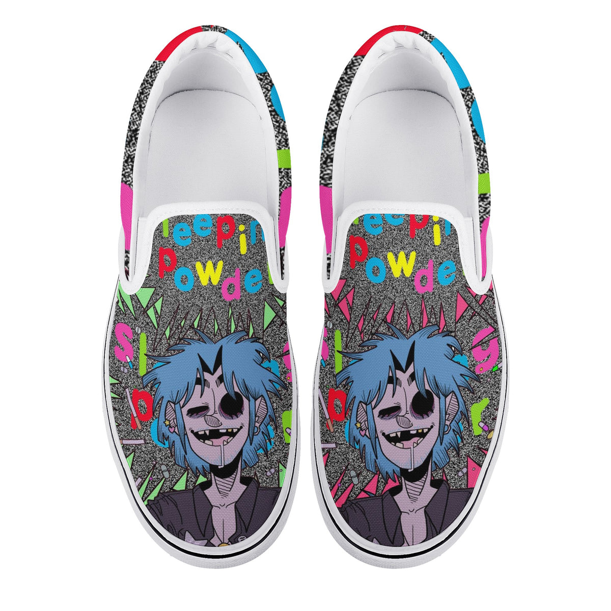 Gorillaz Custom Vans Slip On Shoes