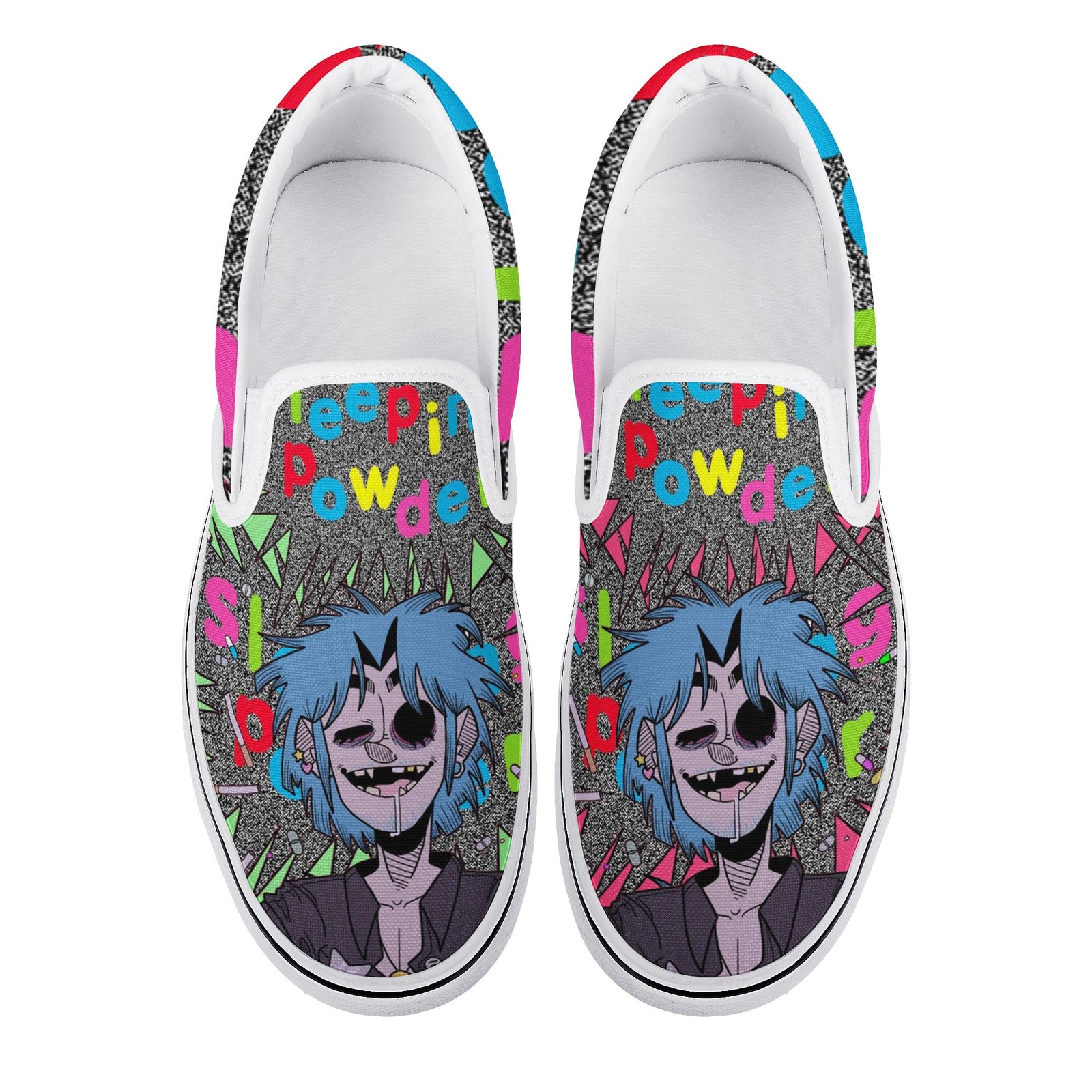Gorillaz Custom Vans Slip On Shoes