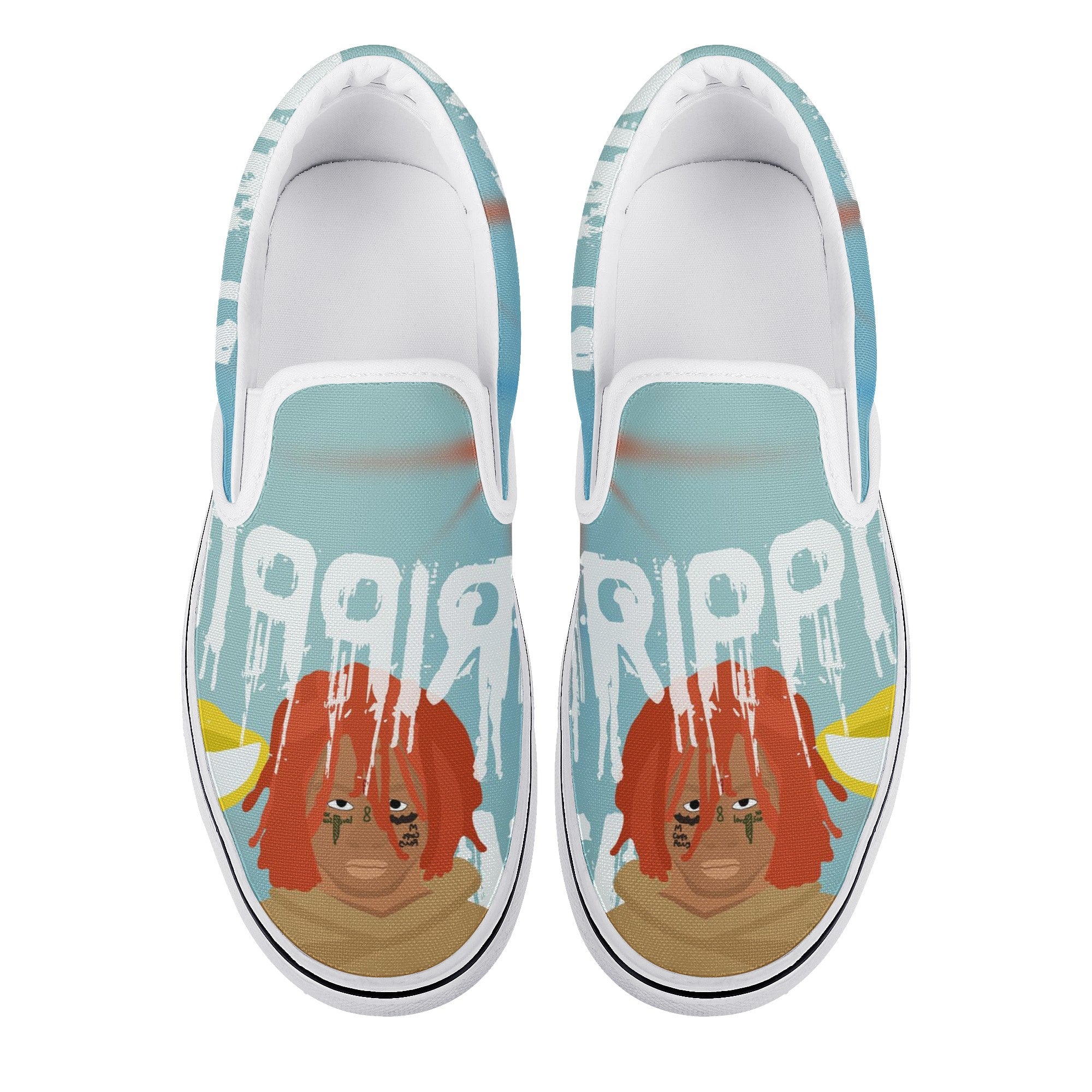 Trippie Redd Custom Vans Slip On Shoes