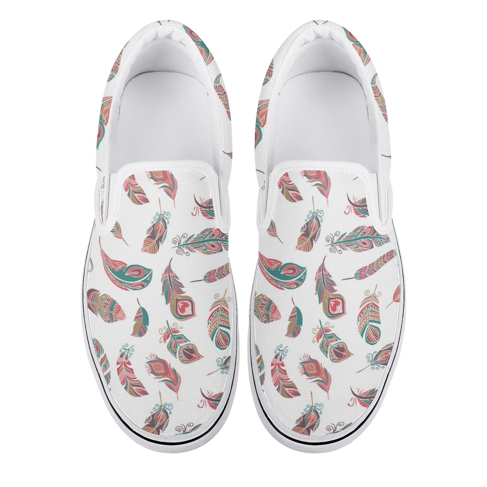 Bohemian Custom Vans Slip On Shoes
