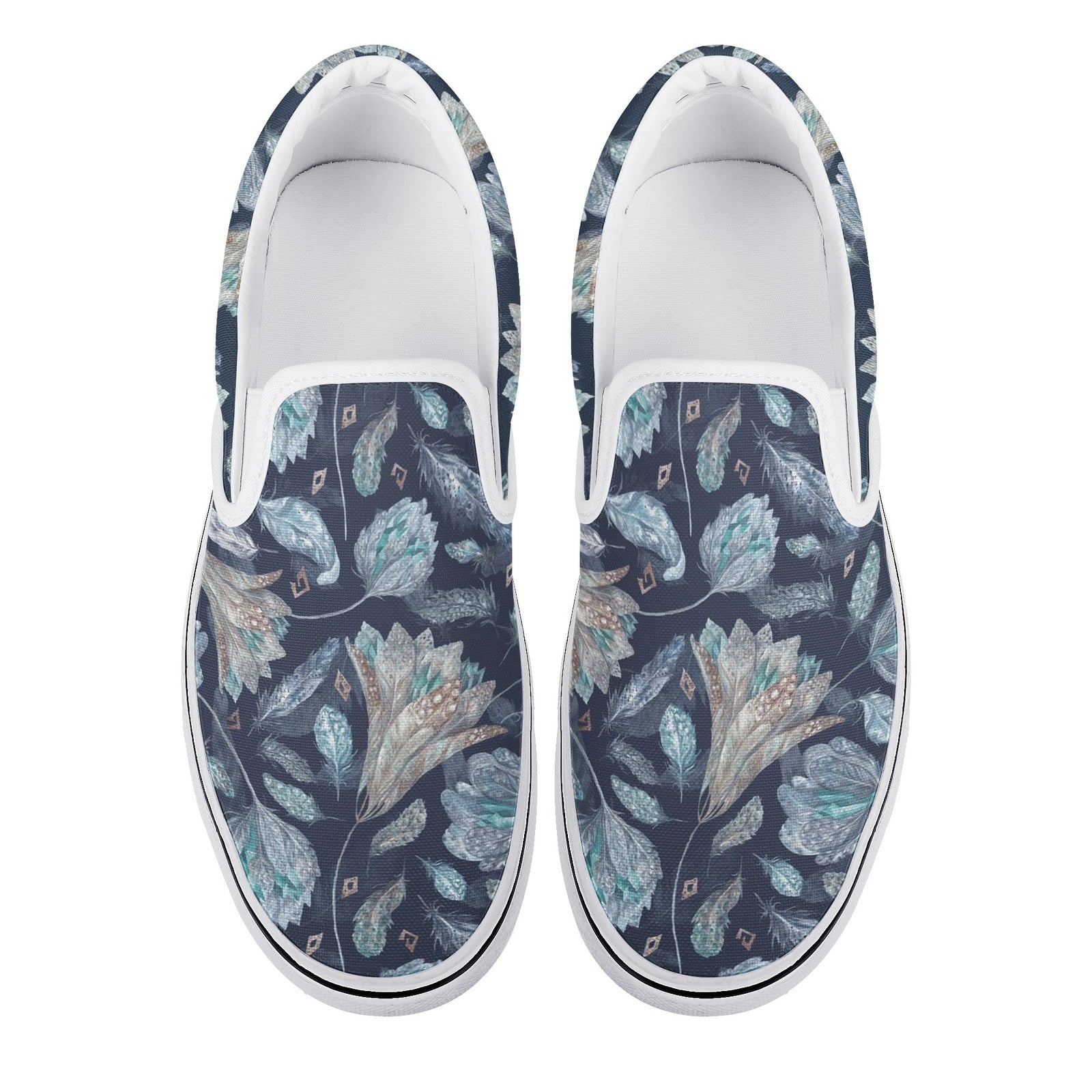 Bohemian Custom Vans Slip On Shoes