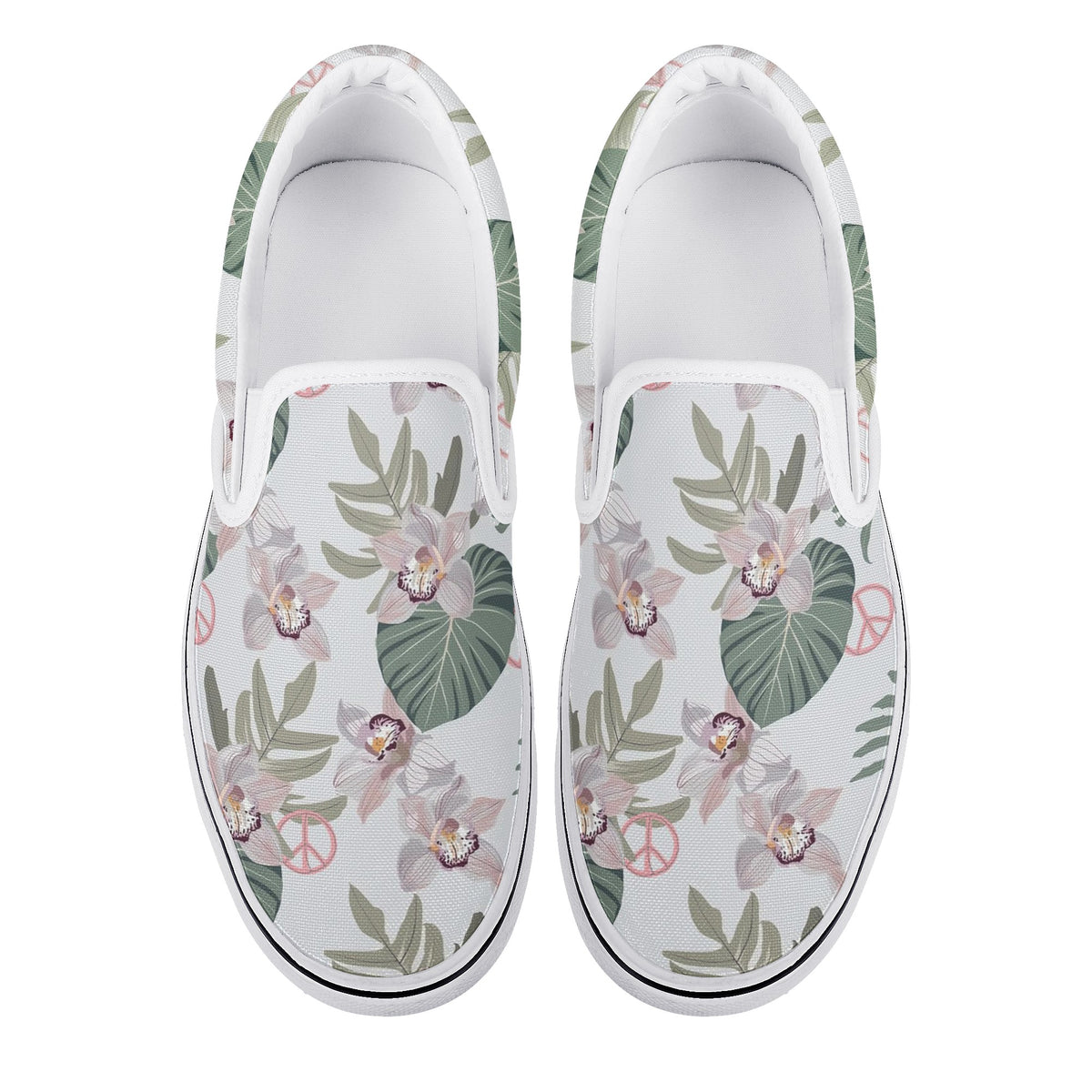 Bohemian Custom Vans Slip On Shoes