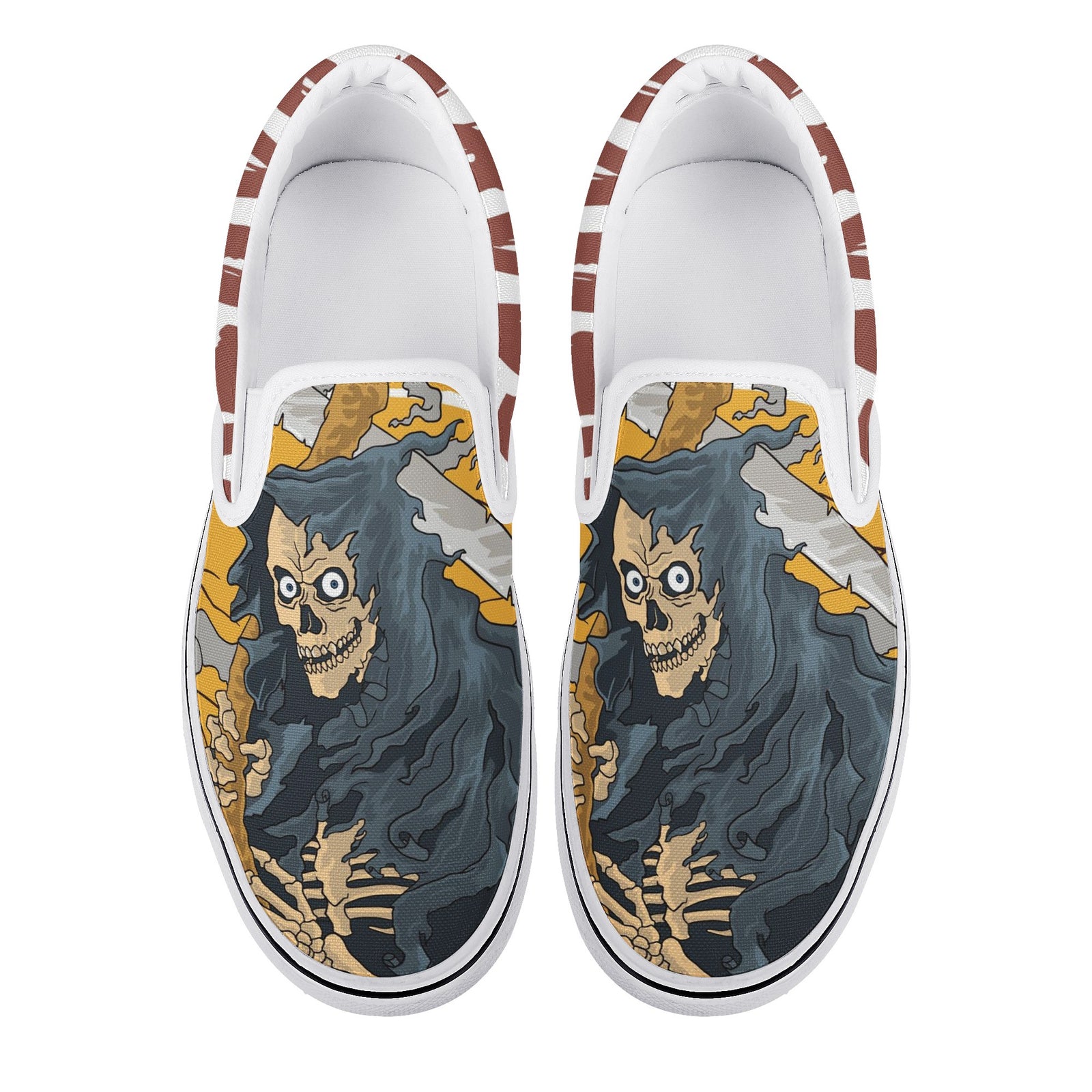 Skull New Slip On Shoes New Slip On Shoes