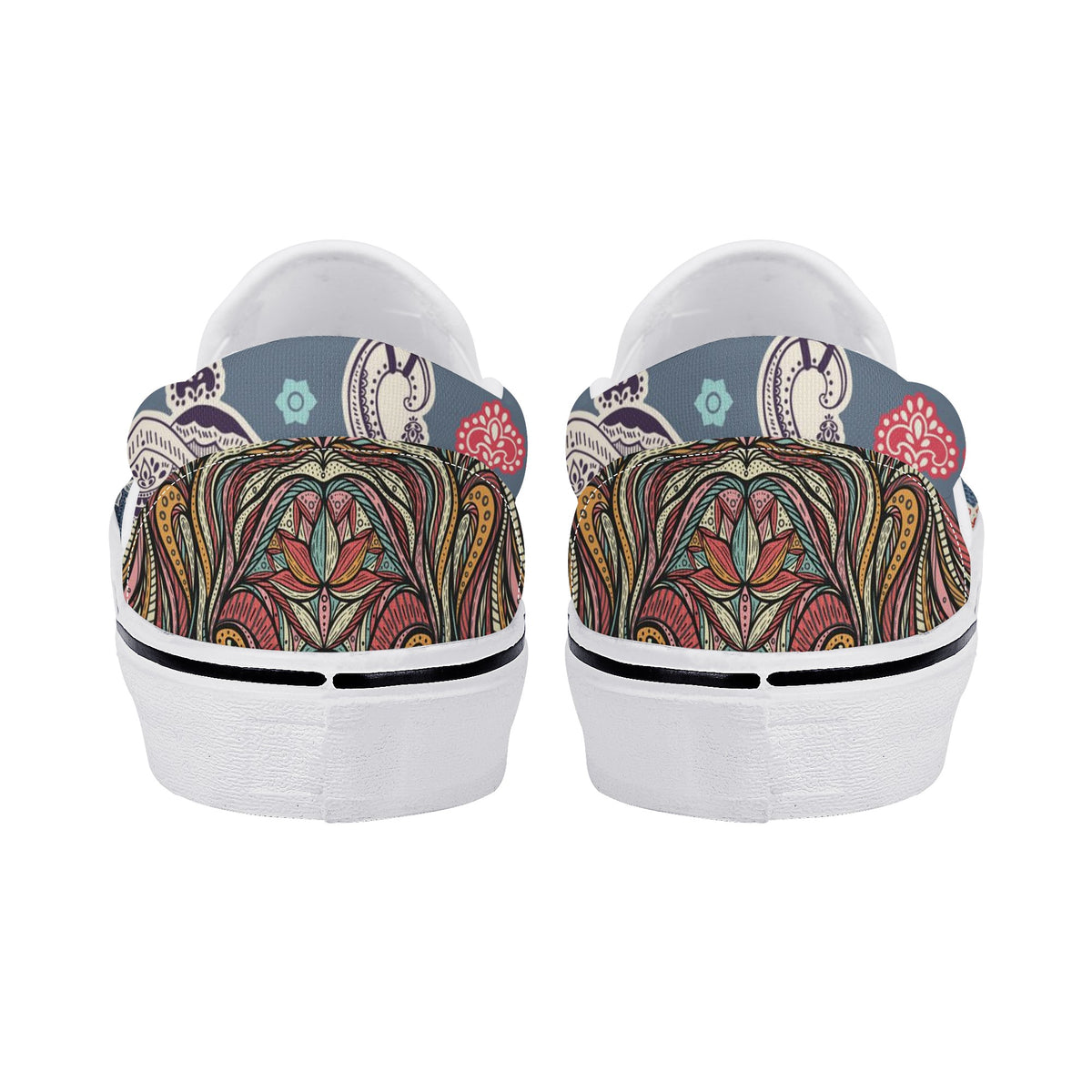 Elephant Custom Vans Slip On Shoes