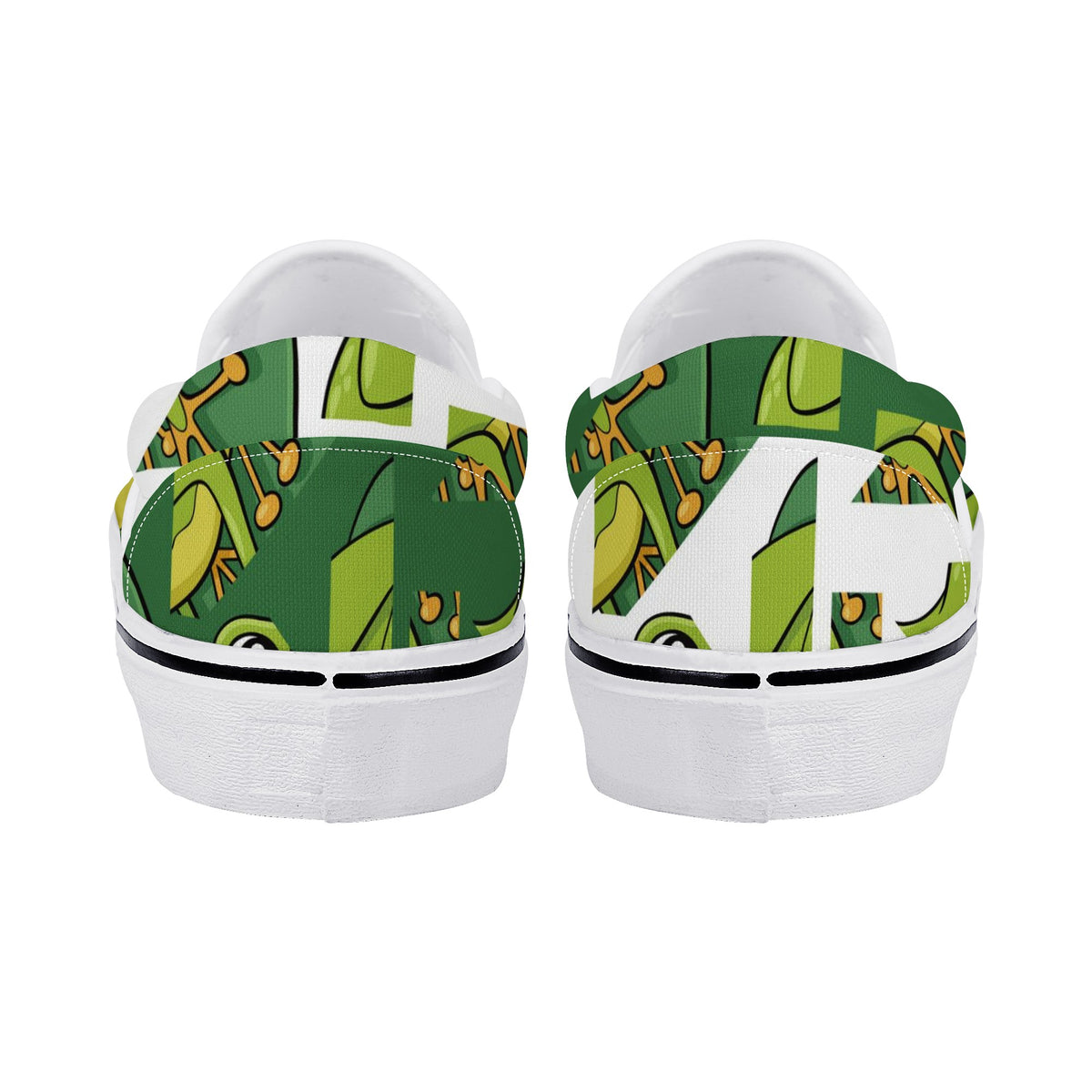 Frog Custom Vans Slip On Shoes