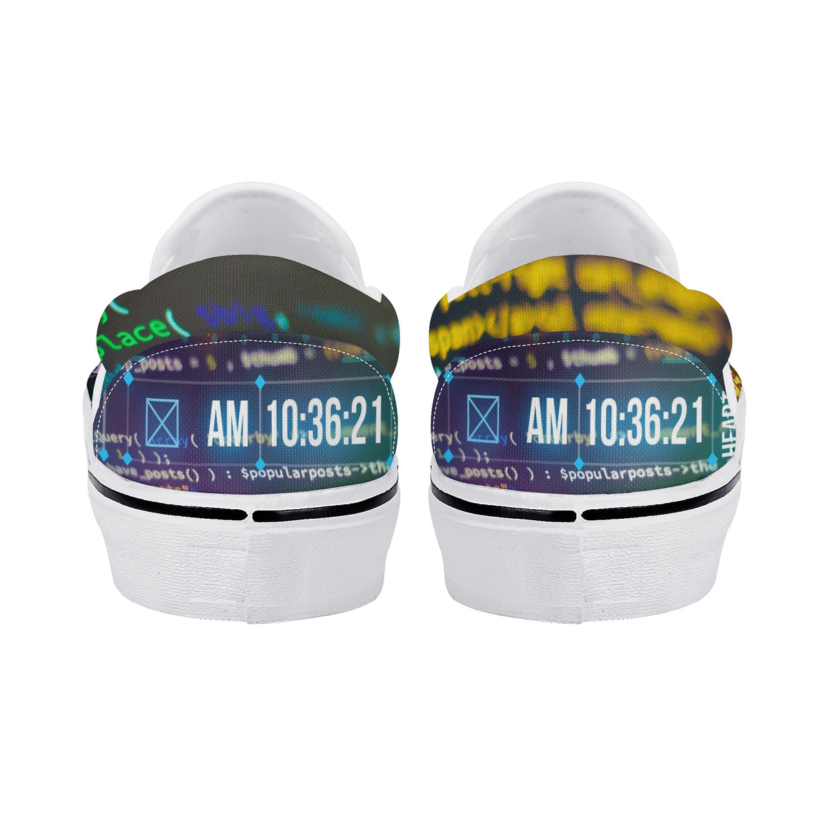 Cyberpunk Custom Vans Slip On Shoes