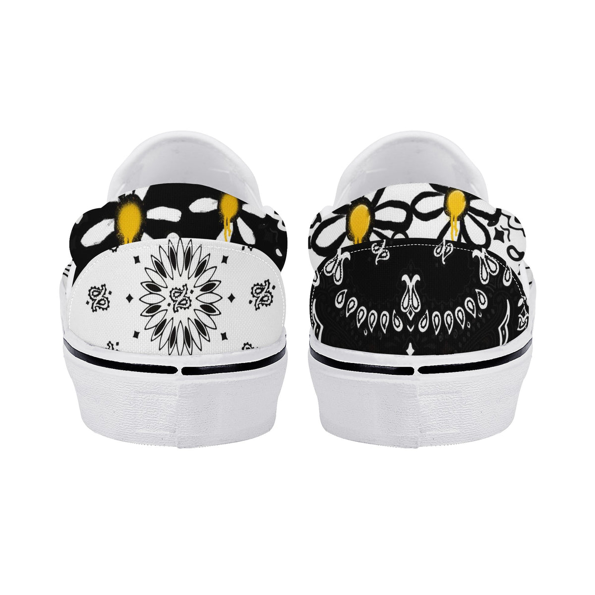 Daisy Custom Vans Slip On Shoes