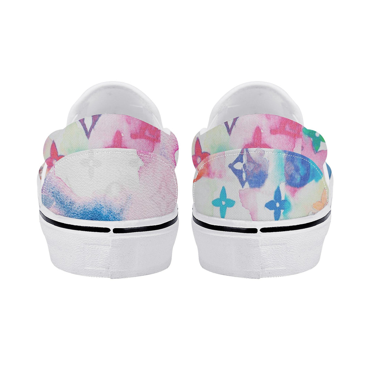 Cherry Blossoms Custom Vans Slip On Shoes
