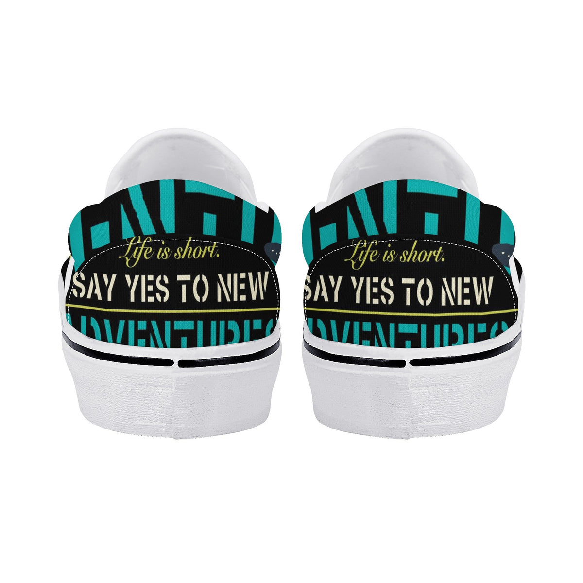 Goat Custom Vans Slip On Shoes