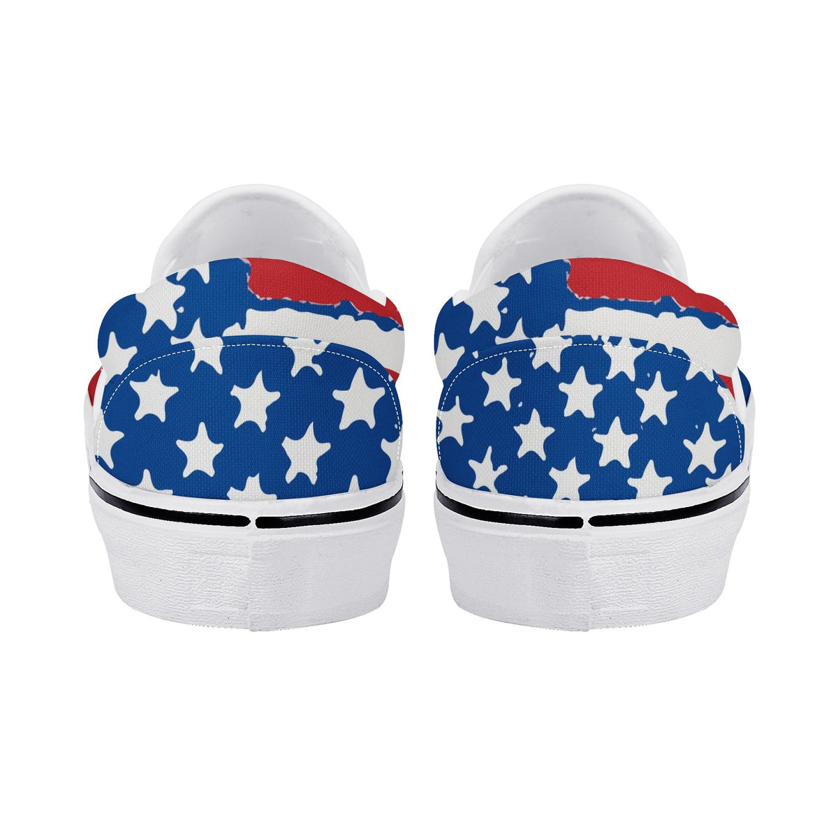 Eagle Custom Vans Slip On Shoes