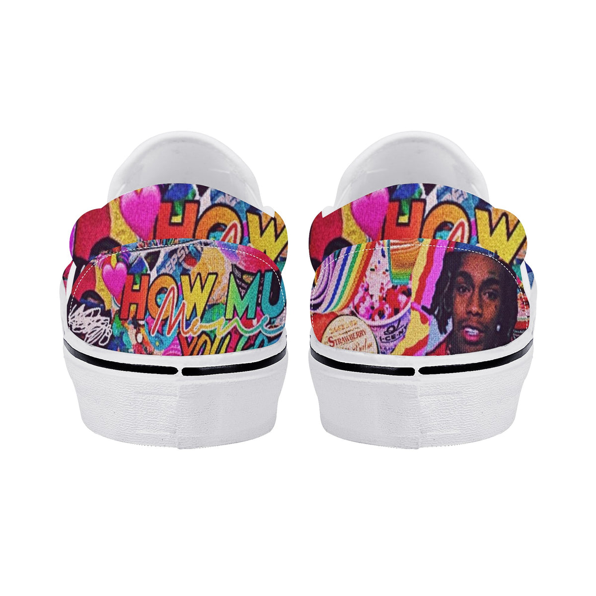 Ynw Melly Custom Vans Slip On Shoes