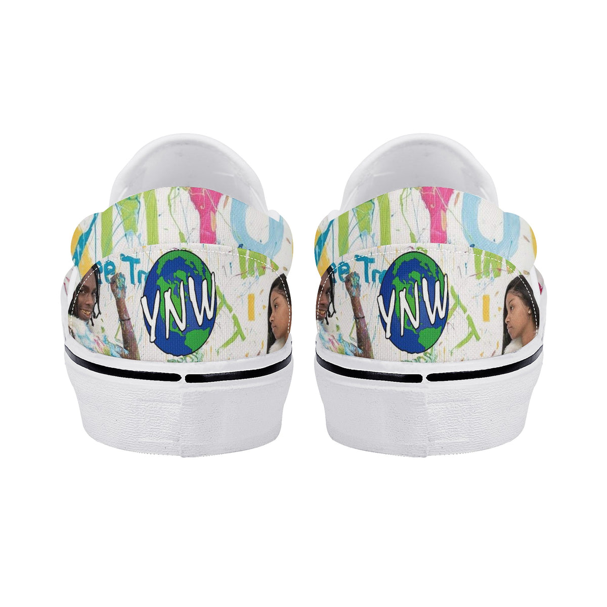 Ynw Melly Custom Vans Slip On Shoes