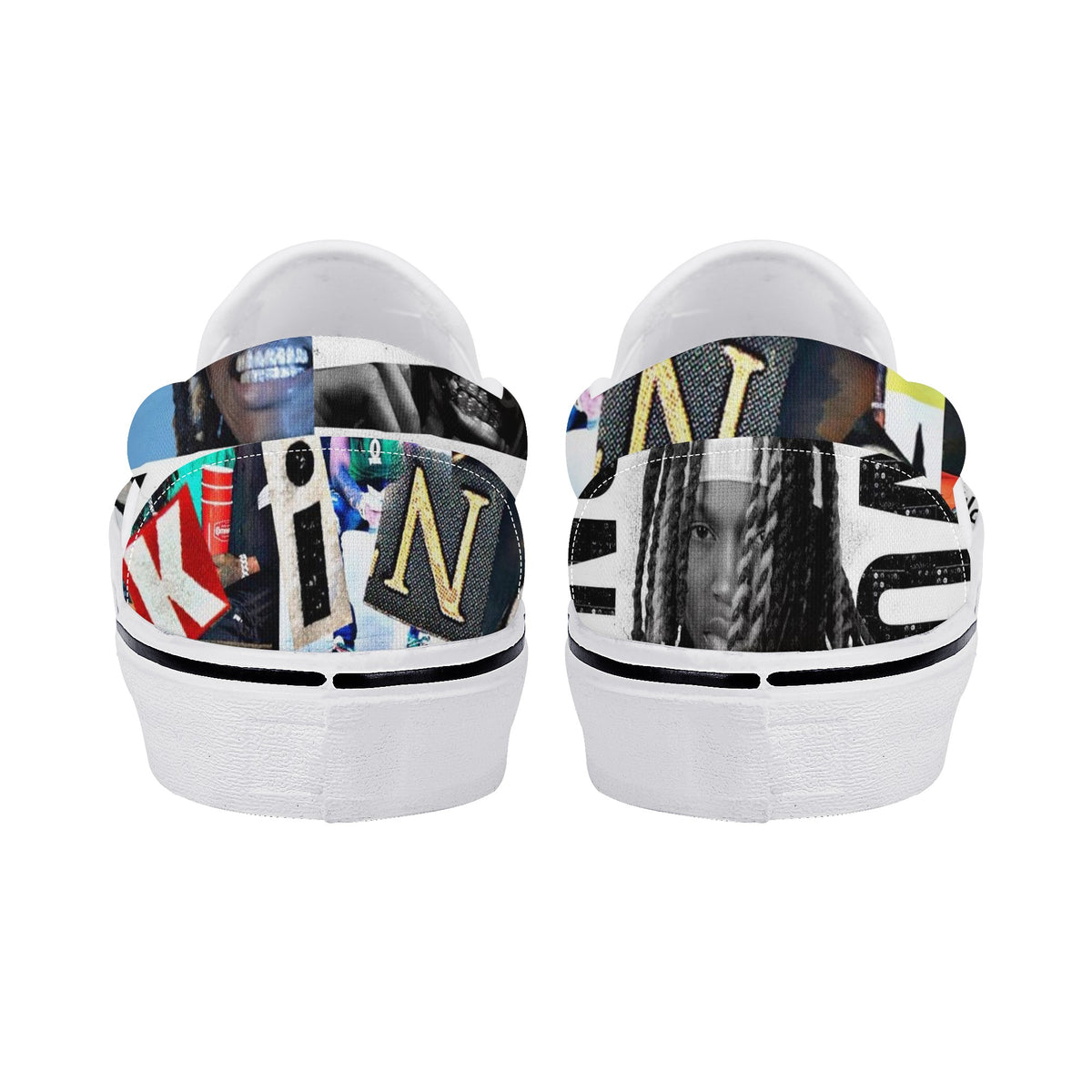 King Von Custom Vans Slip On Shoes