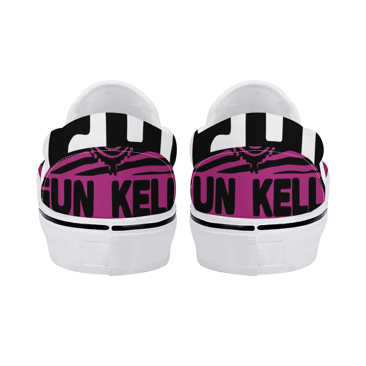 Machine Gun Kelly Custom Vans Slip On Shoes