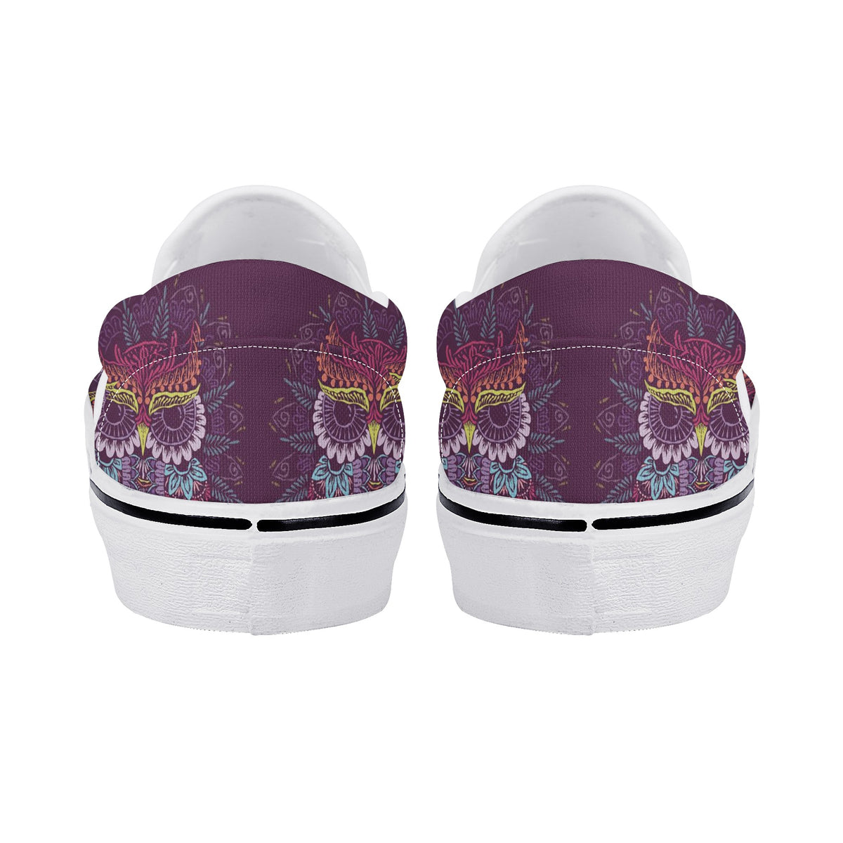 Mandala Custom Vans Slip On Shoes