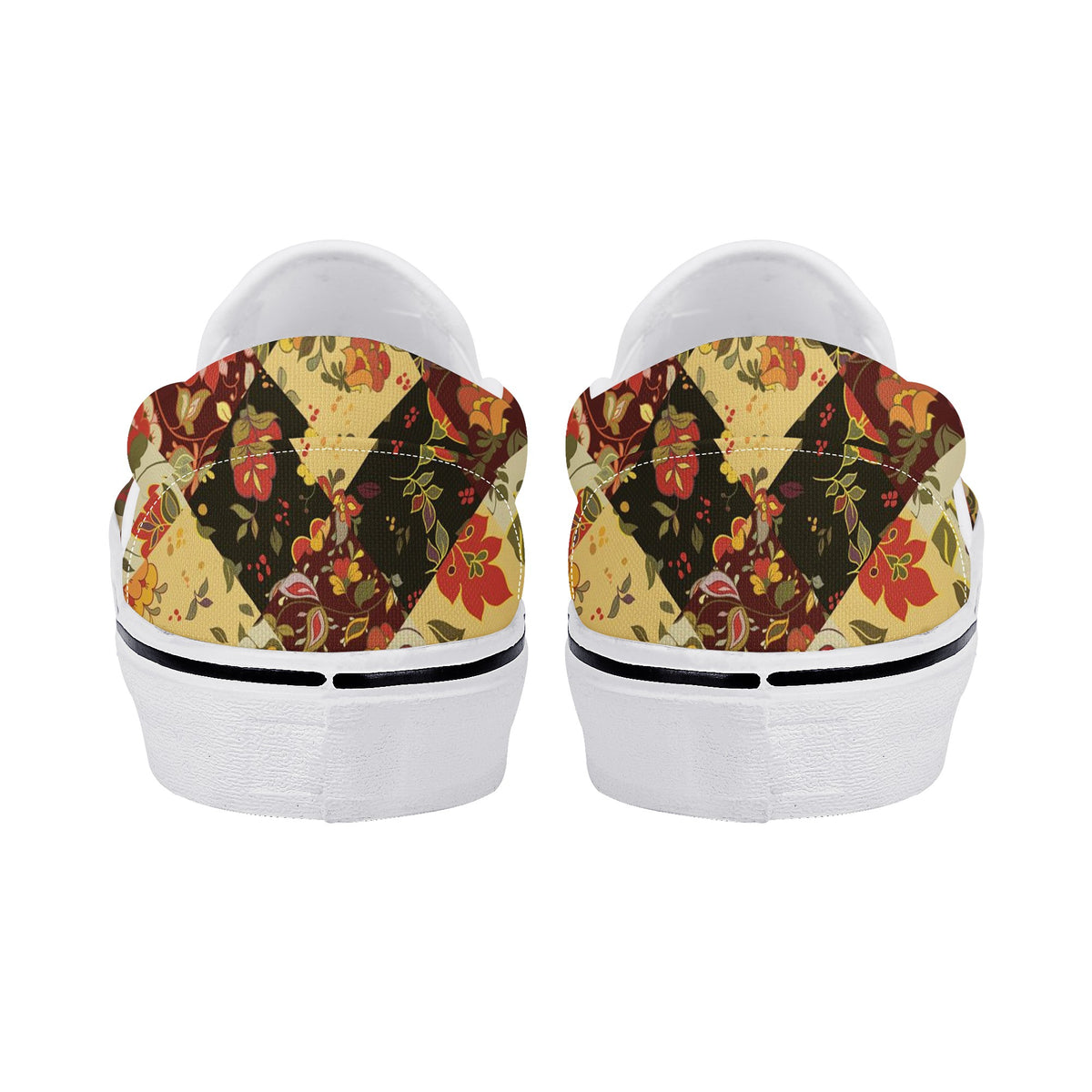Bohemian Custom Vans Slip On Shoes