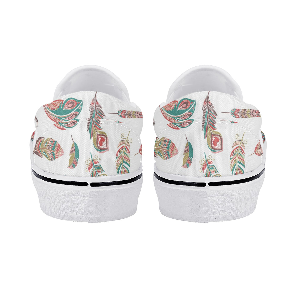 Bohemian Custom Vans Slip On Shoes