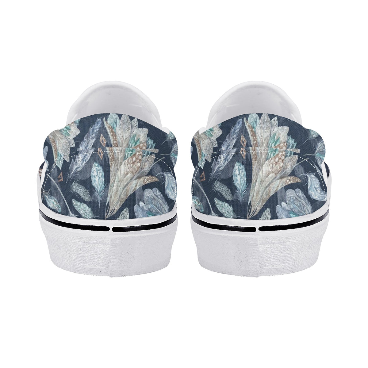 Bohemian Custom Vans Slip On Shoes