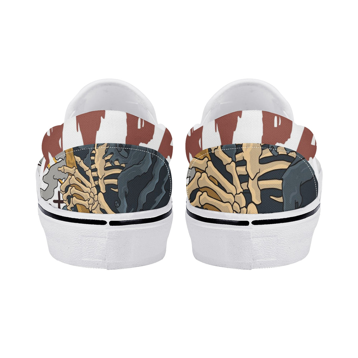 Skull New Slip On Shoes New Slip On Shoes