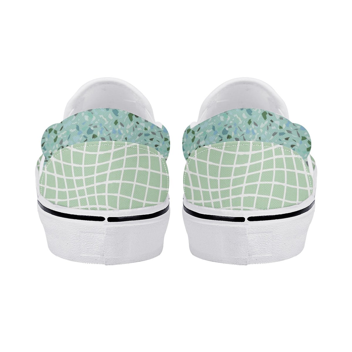 wavy plaid New Slip On Shoes