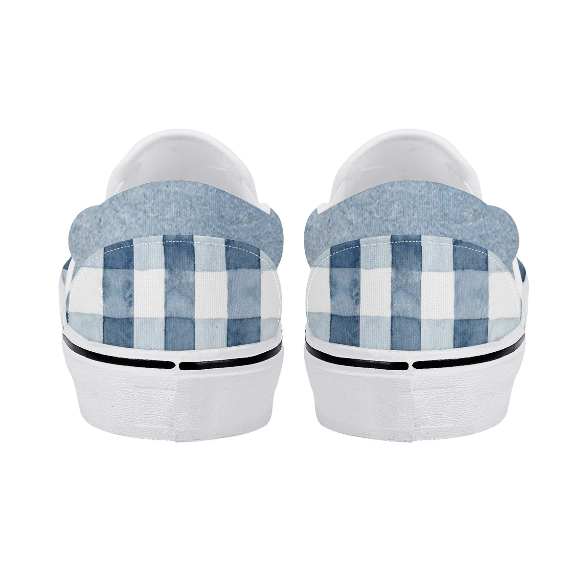 buffalo plaid New Slip On Shoes