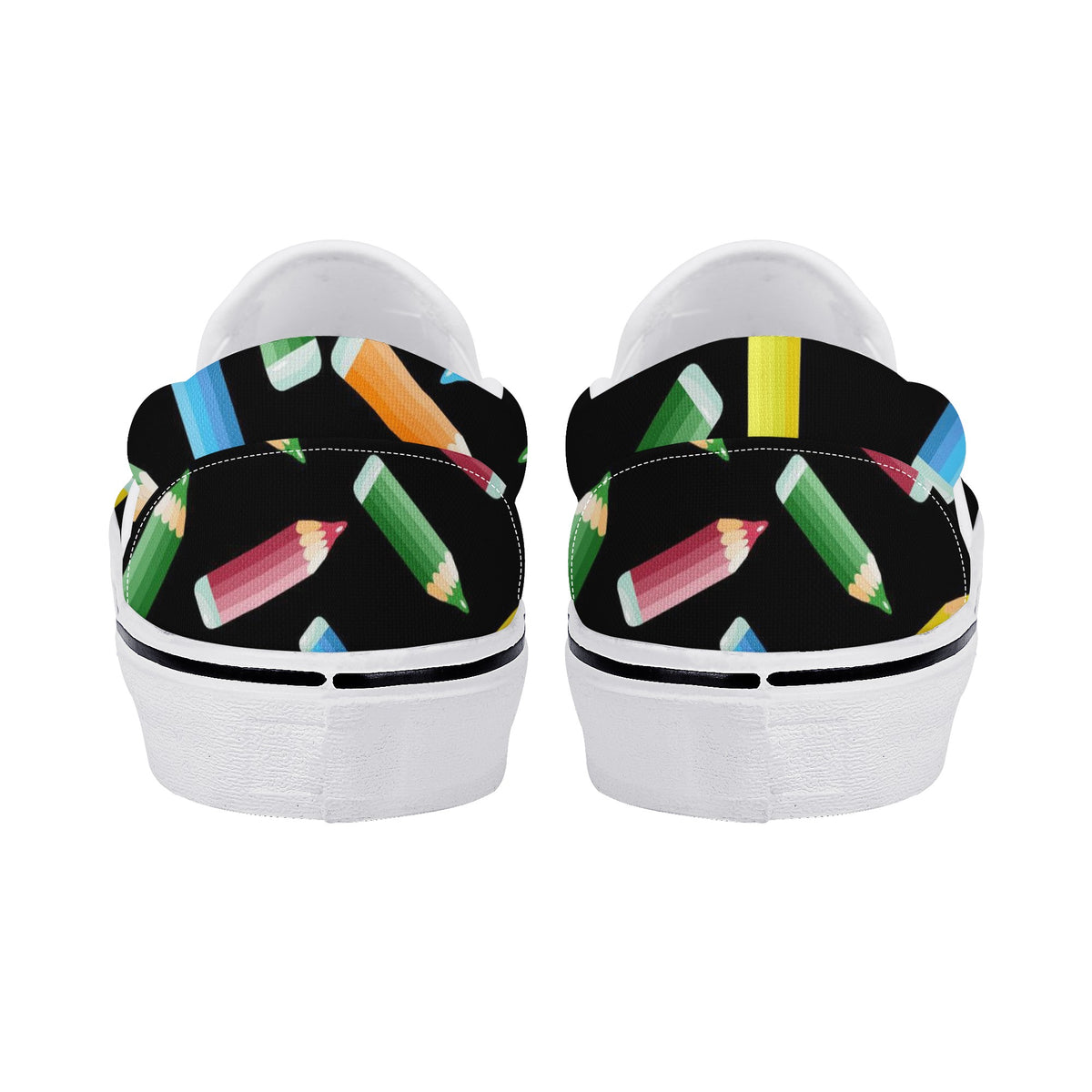 pencil pattern New Slip On Shoes