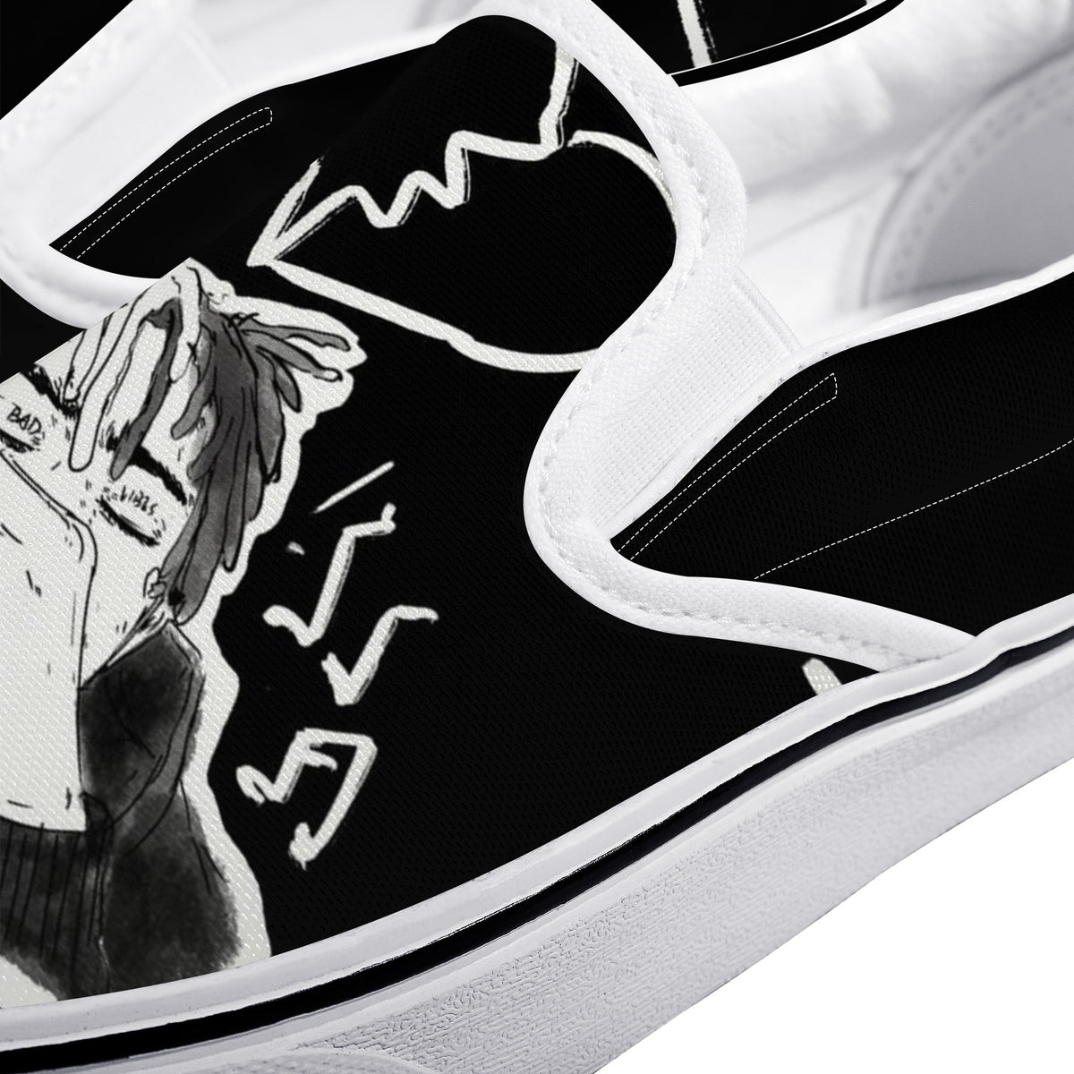 XXX Custom Vans Slip On Shoes