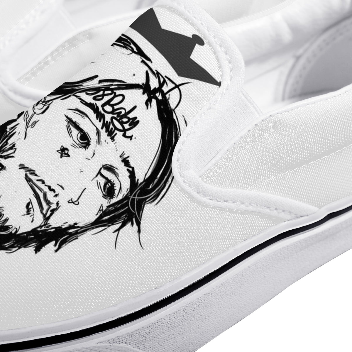 Lil Peep Custom Vans Slip On Shoes