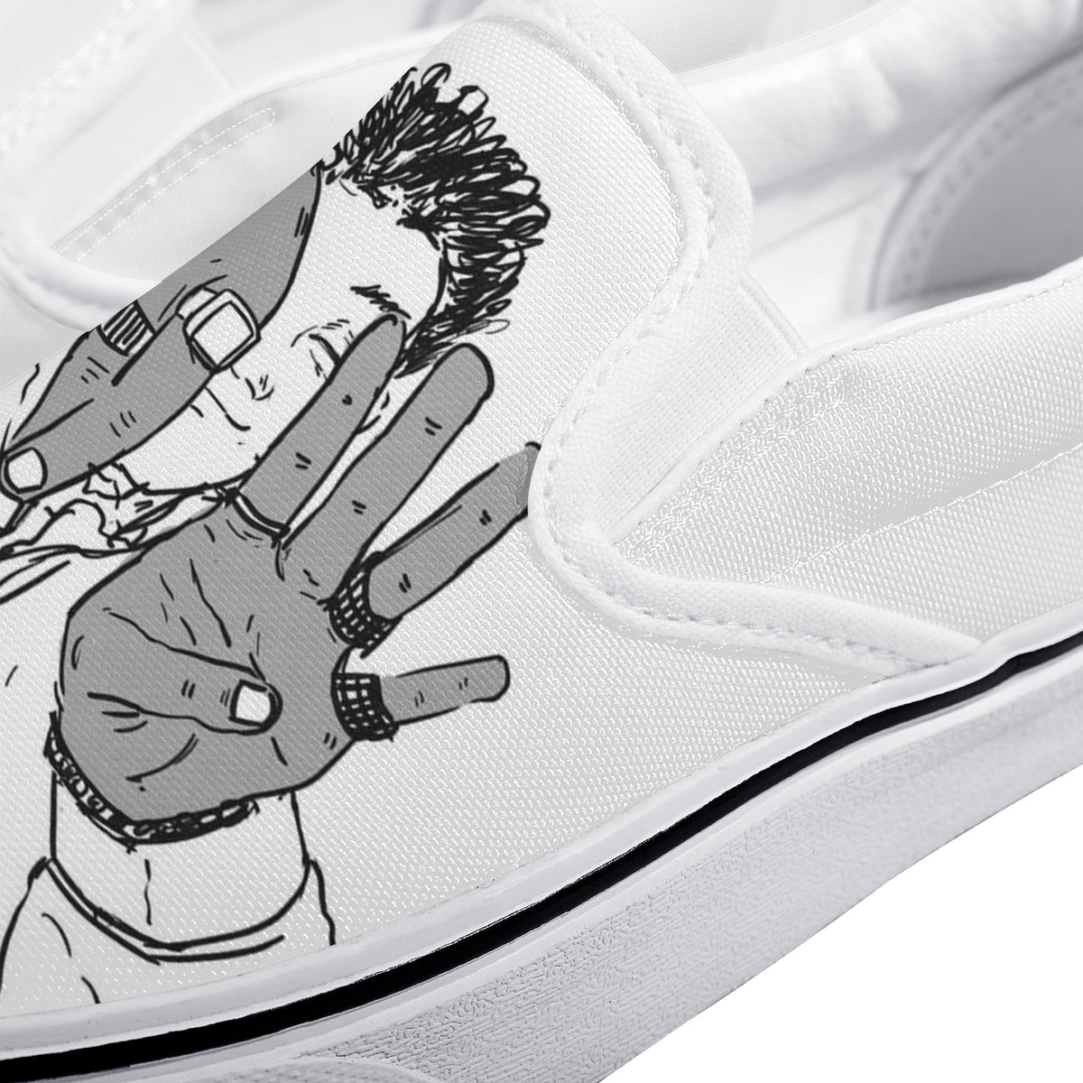 Youngboy Never Broke Again Custom Vans Slip On Shoes