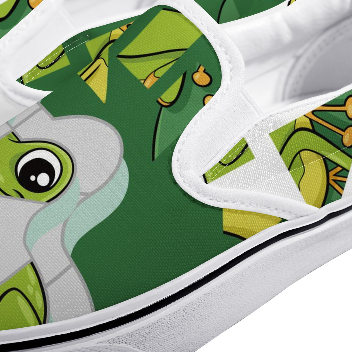 Frog Custom Vans Slip On Shoes