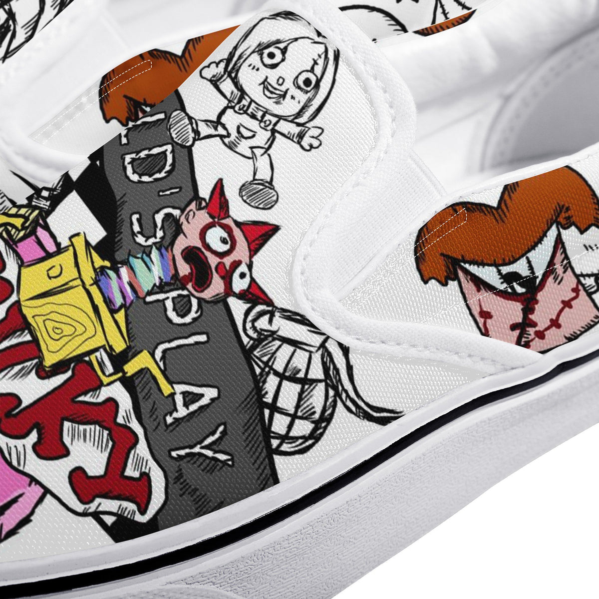 Chucky Custom Vans Slip On Shoes