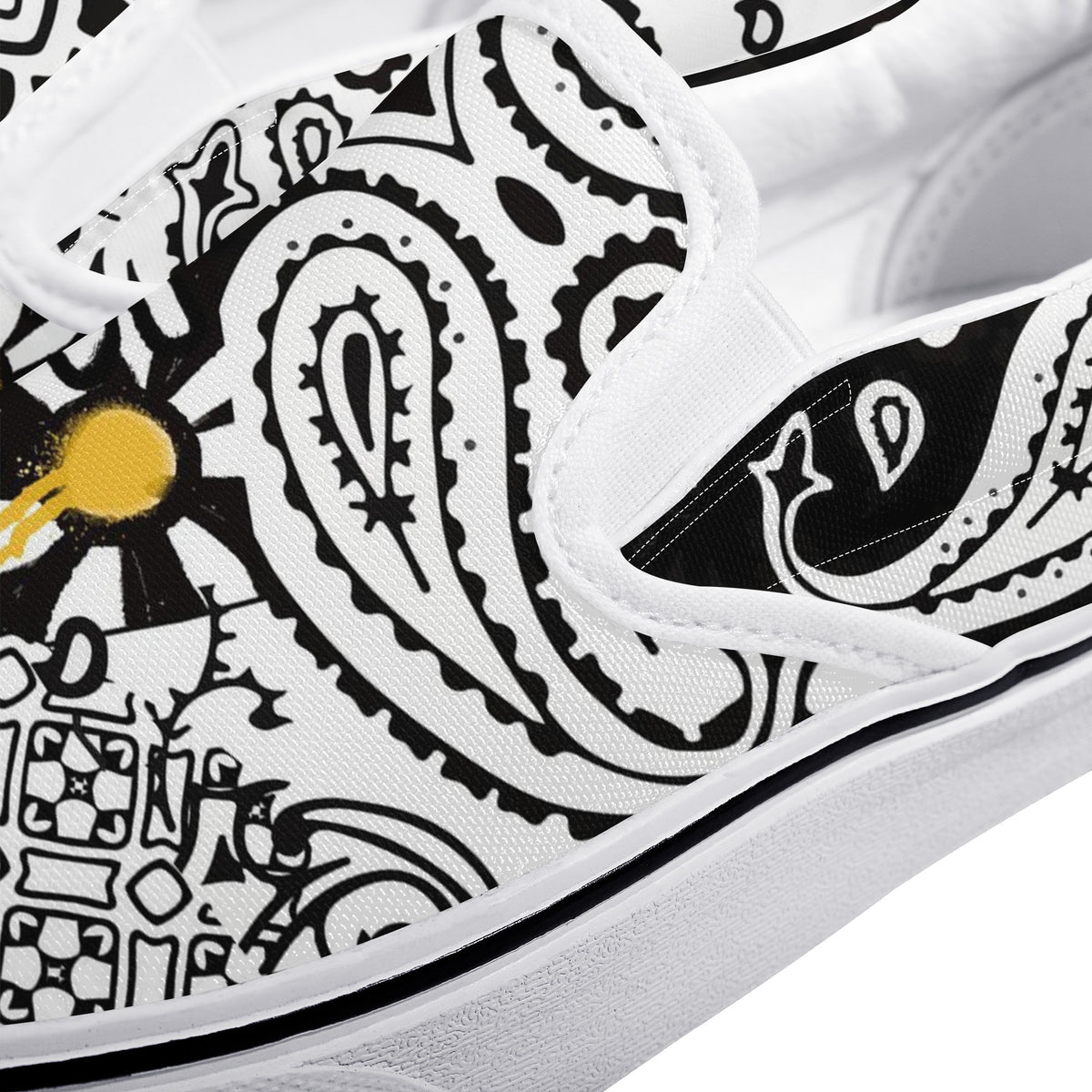 Daisy Custom Vans Slip On Shoes