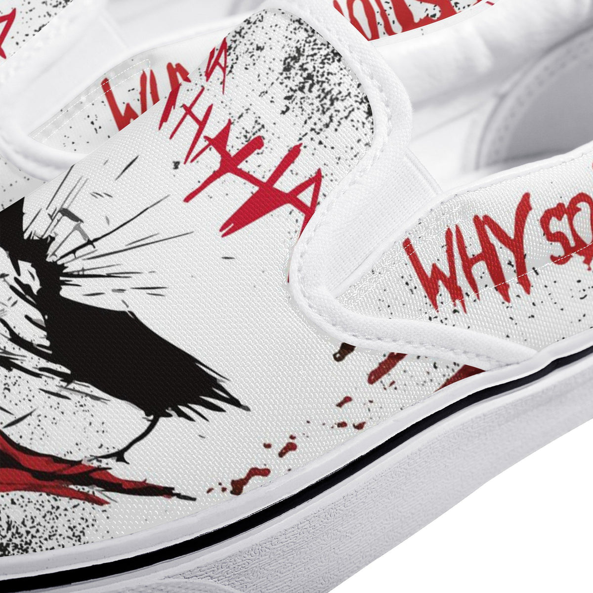 Joker Custom Vans Slip On Shoes