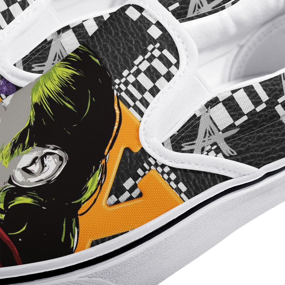 Joker Custom Vans Slip On Shoes