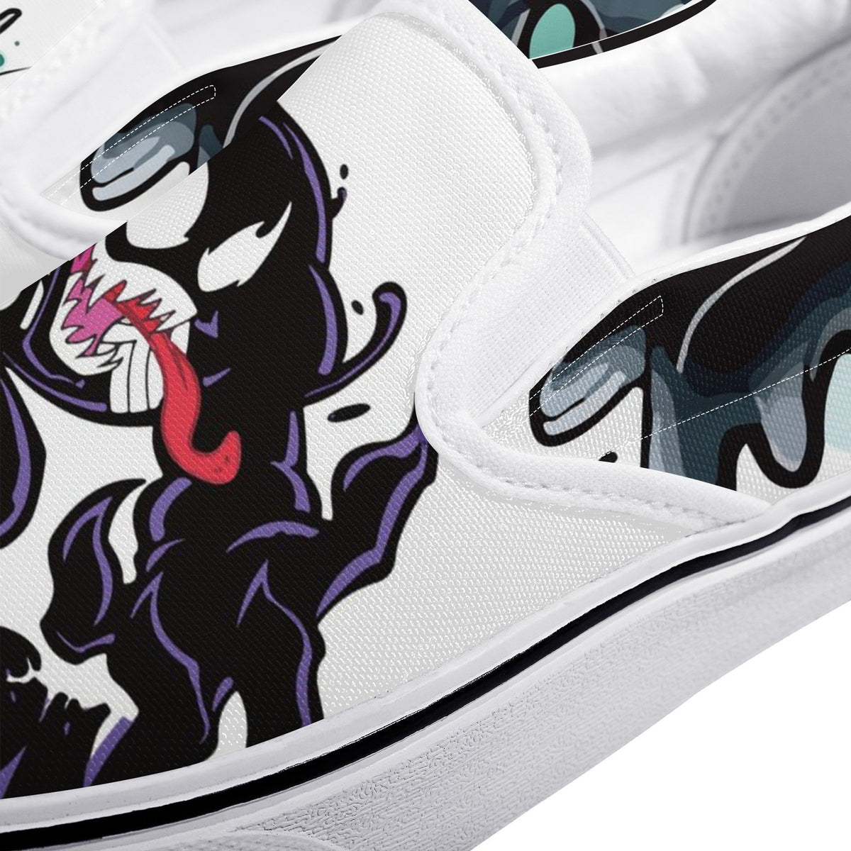Venom Custom Vans Slip On Shoes
