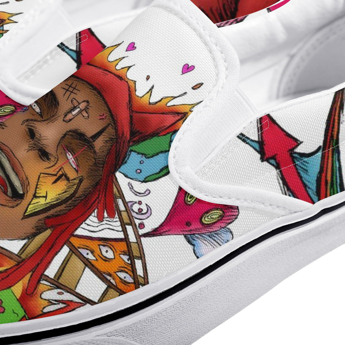 Trippie Redd Custom Vans Slip On Shoes