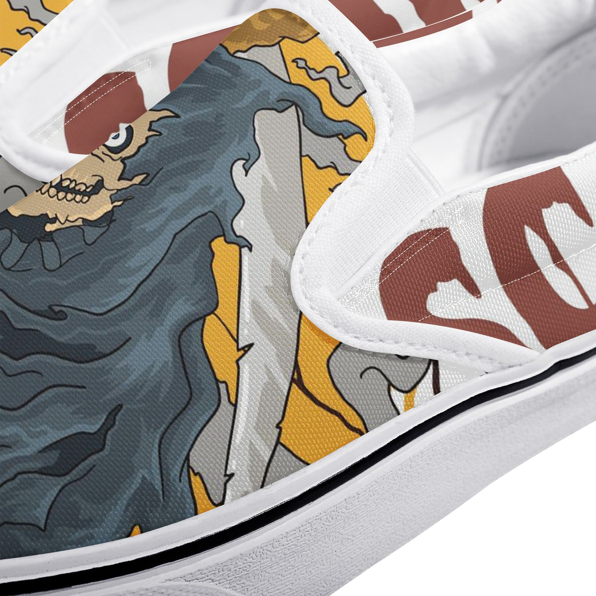 Skull New Slip On Shoes New Slip On Shoes