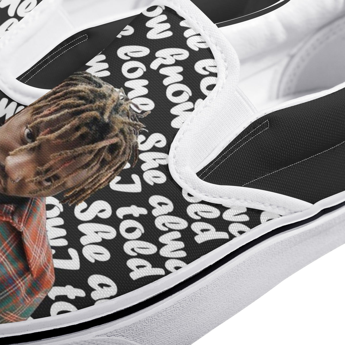 Juice Wrld Custom Vans Slip On Shoes