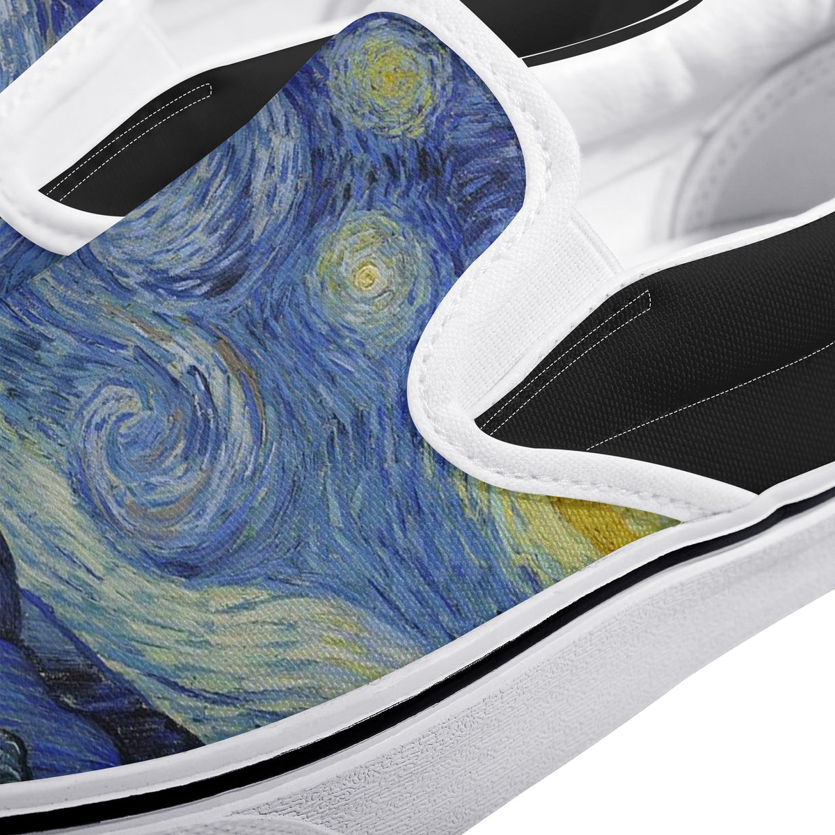 Starry Night Custom Vans Slip On Shoes