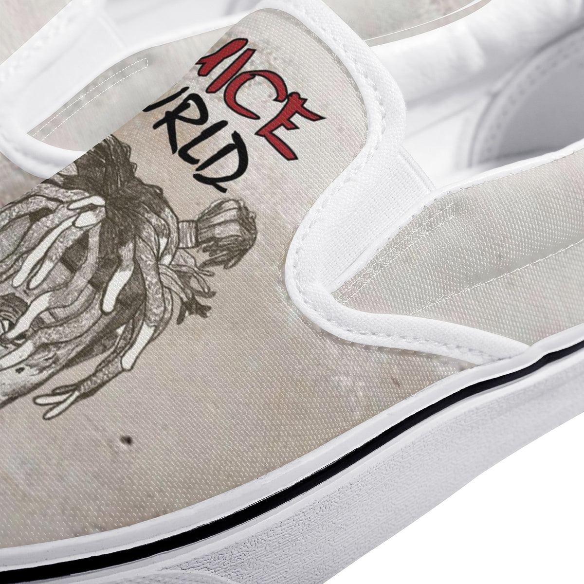 Juice Wrld Custom Vans Slip On Shoes